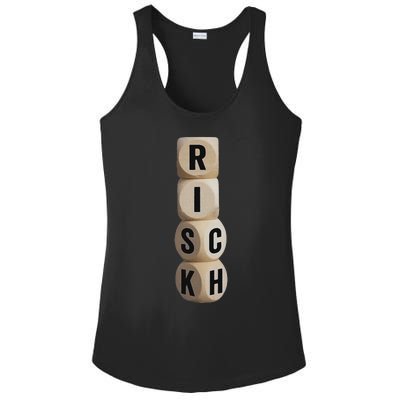 Risk Rich I Will Be Rich Earn Crypto Ladies PosiCharge Competitor Racerback Tank