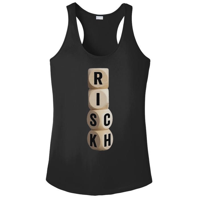 Risk Rich I Will Be Rich Earn Crypto Ladies PosiCharge Competitor Racerback Tank