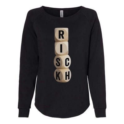 Risk Rich I Will Be Rich Earn Crypto Womens California Wash Sweatshirt