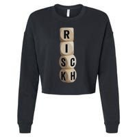 Risk Rich I Will Be Rich Earn Crypto Cropped Pullover Crew