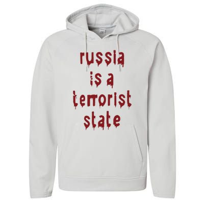 Russiakills Russia Is A Terrorist State Okua Performance Fleece Hoodie