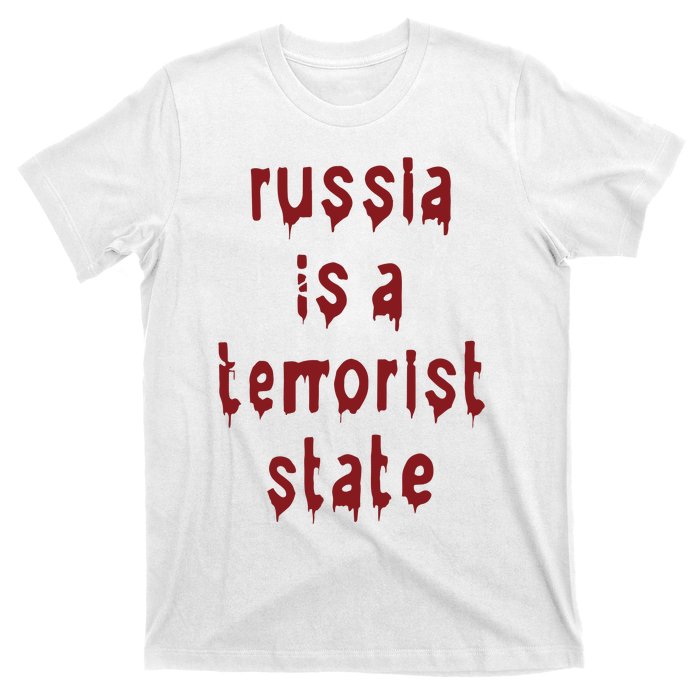 Russiakills Russia Is A Terrorist State Okua T-Shirt