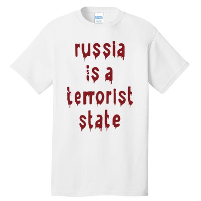 Russiakills Russia Is A Terrorist State Okua Tall T-Shirt