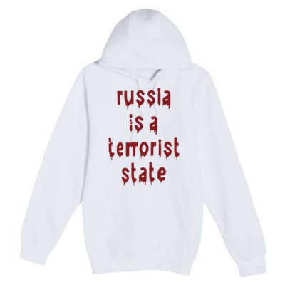 Russiakills Russia Is A Terrorist State Okua Premium Pullover Hoodie