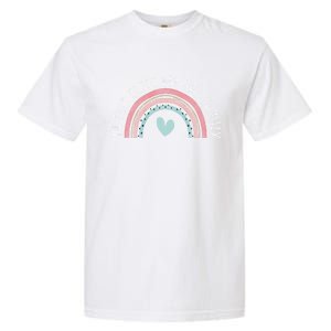 Retro Rainbow In This Class We Are Family School Student Teacher Life Garment-Dyed Heavyweight T-Shirt