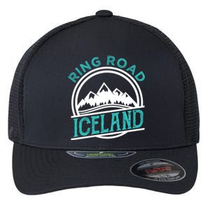 Ring Road Iceland Reykjavik Souvenir Family Vacation Gift Flexfit Unipanel Trucker Cap