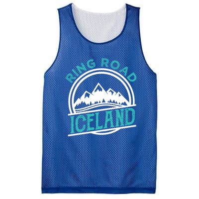 Ring Road Iceland Reykjavik Souvenir Family Vacation Gift Mesh Reversible Basketball Jersey Tank