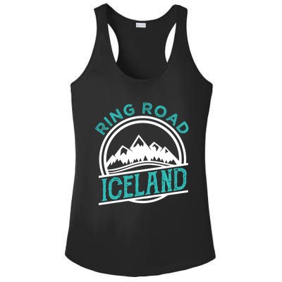 Ring Road Iceland Reykjavik Souvenir Family Vacation Gift Ladies PosiCharge Competitor Racerback Tank