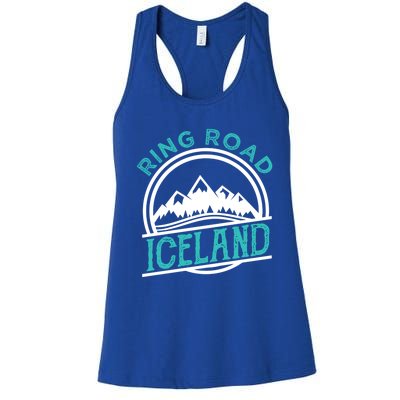 Ring Road Iceland Reykjavik Souvenir Family Vacation Gift Women's Racerback Tank