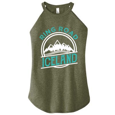 Ring Road Iceland Reykjavik Souvenir Family Vacation Gift Women's Perfect Tri Rocker Tank