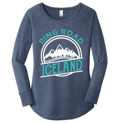 Ring Road Iceland Reykjavik Souvenir Family Vacation Gift Women's Perfect Tri Tunic Long Sleeve Shirt