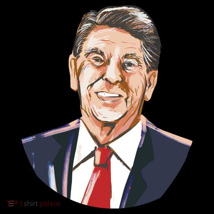 Ronald Reagan Illustration Toddler Hoodie