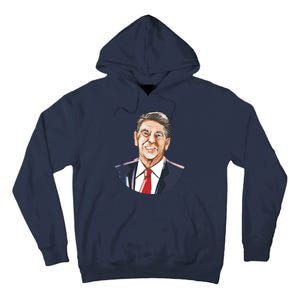 Ronald Reagan Illustration Tall Hoodie