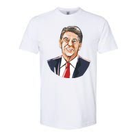 Ronald Reagan Illustration Softstyle® CVC T-Shirt