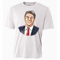 Ronald Reagan Illustration Cooling Performance Crew T-Shirt