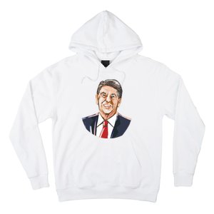 Ronald Reagan Illustration Hoodie