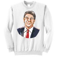 Ronald Reagan Illustration Sweatshirt