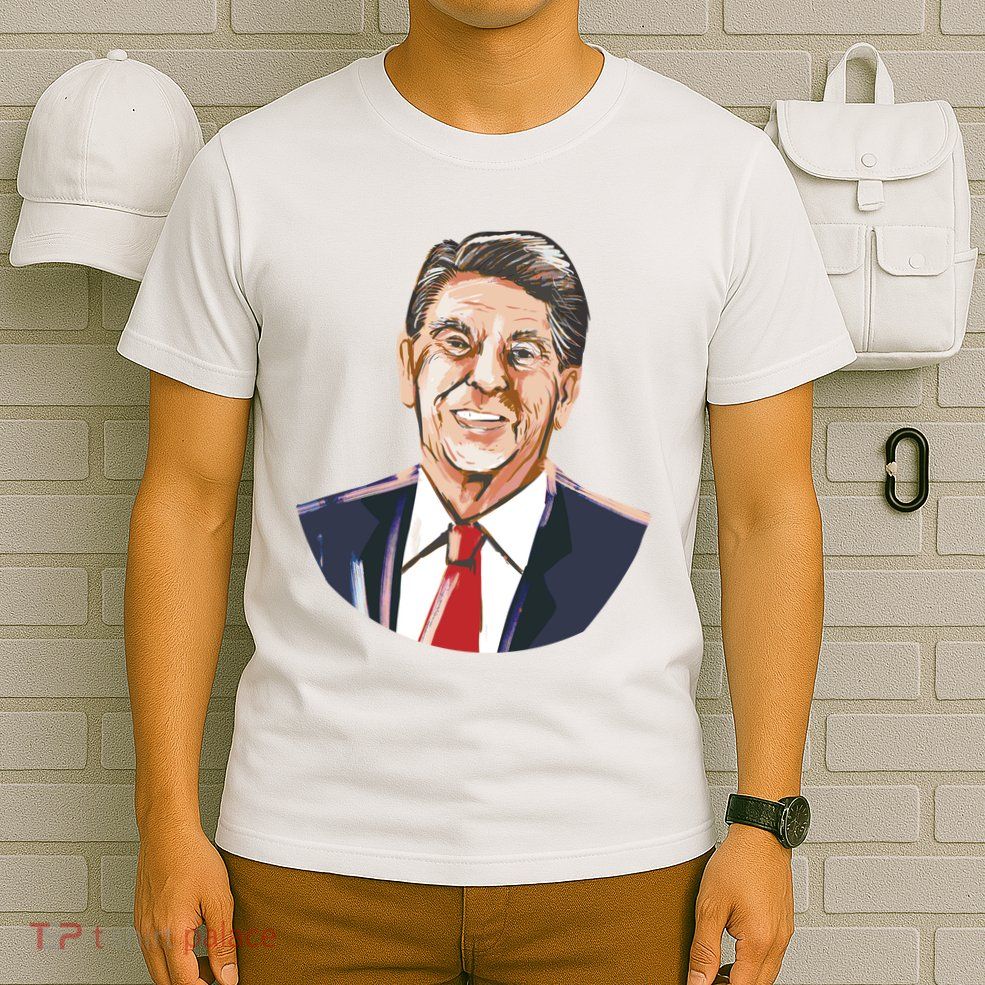 Ronald Reagan Illustration T-Shirt