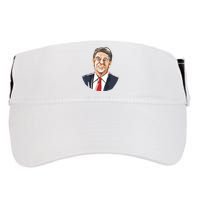 Ronald Reagan Illustration Adult Drive Performance Visor