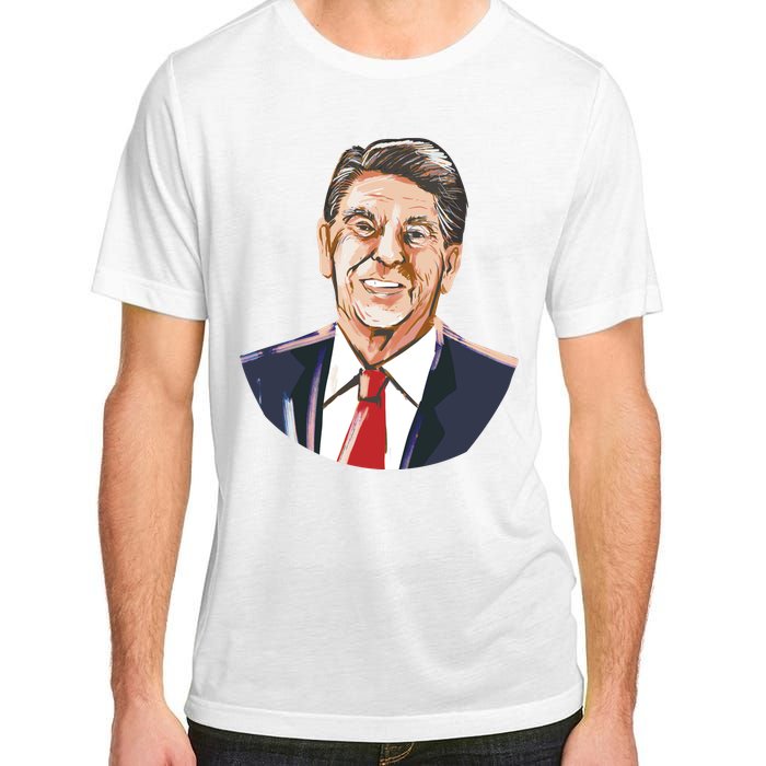 Ronald Reagan Illustration Adult ChromaSoft Performance T-Shirt