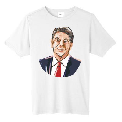 Ronald Reagan Illustration Tall Fusion ChromaSoft Performance T-Shirt