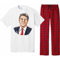 Ronald Reagan Illustration Pajama Set