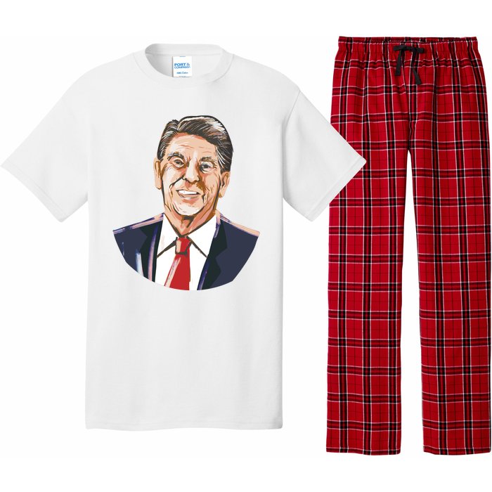 Ronald Reagan Illustration Pajama Set