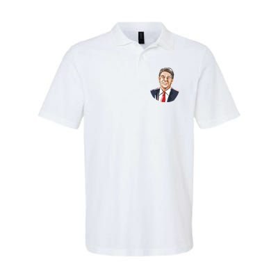 Ronald Reagan Illustration Polo