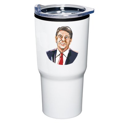 Ronald Reagan Illustration Tumbler