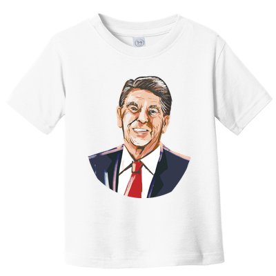 Ronald Reagan Illustration Toddler T-Shirt