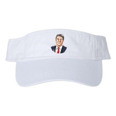 Ronald Reagan Illustration Valucap Bio-Washed Visor