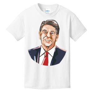 Ronald Reagan Illustration Kids T-Shirt