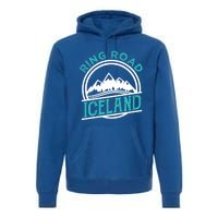 Ring Road Iceland Reykjavik Souvenir Family Vacation Gift Premium Hoodie