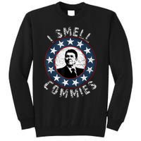 Ronald Reagan I Smell Commies Retro Vintage Political Humor Tall Sweatshirt