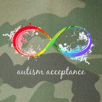 retro Red Instead Autism Autism Acceptance Legacy Tie Dye Trucker Hat