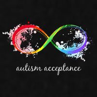 retro Red Instead Autism Autism Acceptance Ladies PosiCharge Tri-Blend Wicking Tank