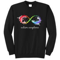 retro Red Instead Autism Autism Acceptance Sweatshirt