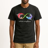 retro Red Instead Autism Autism Acceptance Tall T-Shirt