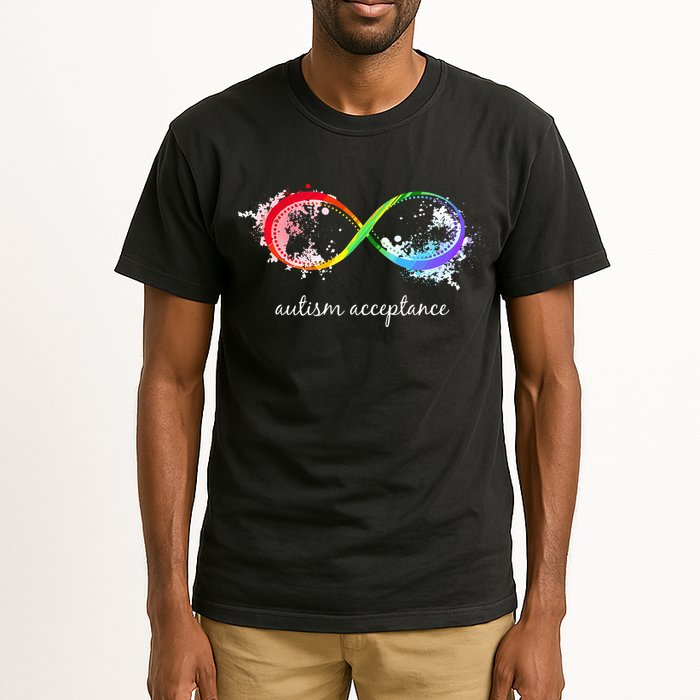retro Red Instead Autism Autism Acceptance Tall T-Shirt