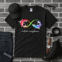 retro Red Instead Autism Autism Acceptance Tall T-Shirt
