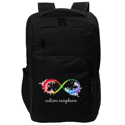 retro Red Instead Autism Autism Acceptance Impact Tech Backpack