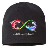 retro Red Instead Autism Autism Acceptance Sustainable Beanie