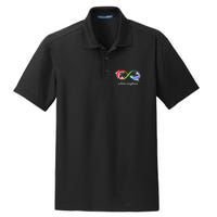 retro Red Instead Autism Autism Acceptance Dry Zone Grid Polo