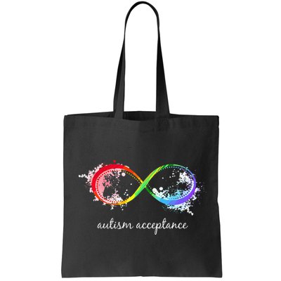 retro Red Instead Autism Autism Acceptance Bag