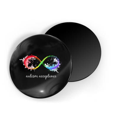 retro Red Instead Autism Autism Acceptance Magnet