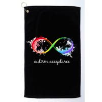 retro Red Instead Autism Autism Acceptance Golf Towel