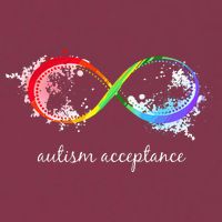 retro Red Instead Autism Autism Acceptance 16oz Travel Tumbler