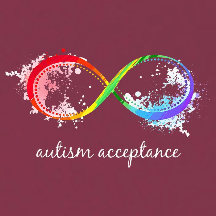 retro Red Instead Autism Autism Acceptance 16oz Travel Tumbler