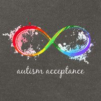 retro Red Instead Autism Autism Acceptance Cotton Canvas Backpack