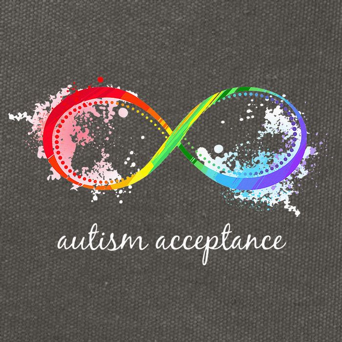 retro Red Instead Autism Autism Acceptance Cotton Canvas Backpack